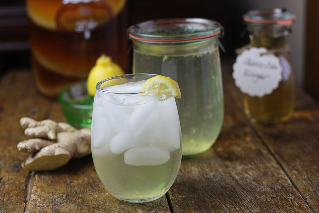 Kombucha cider drink