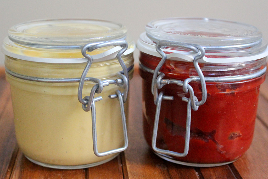 Ketchup & Mustard Jars