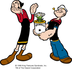 Popeye and Olive Oyl 