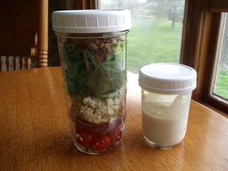 Salad in a jar