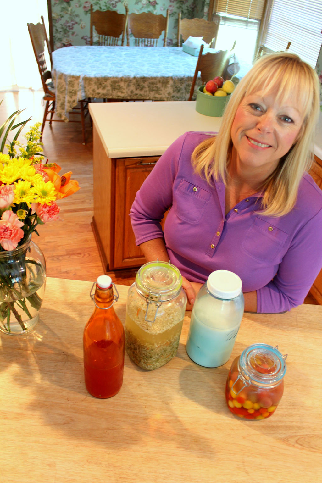 Meet my friends, kefir, kombucha and cultured vegetables. Meet my friends, kefir, kombucha and cultured vegetables.
