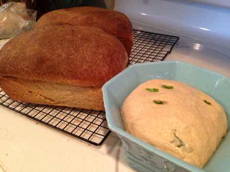 Basil sourdough bread Basil sourdough bread