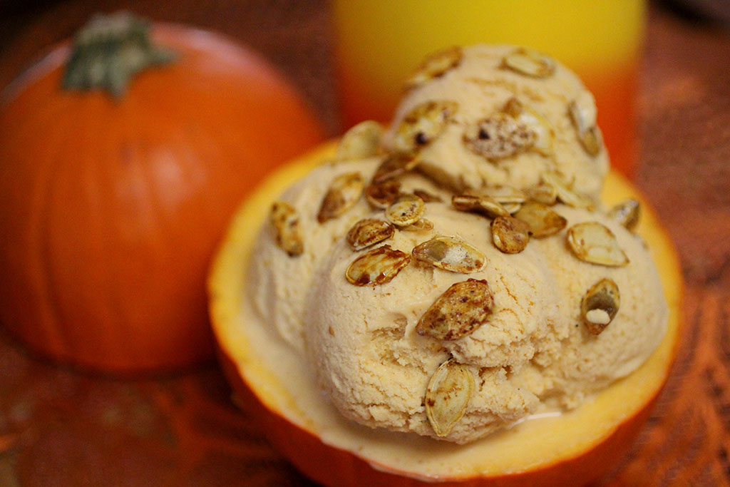 Pumpkin Kefir Ice Cream