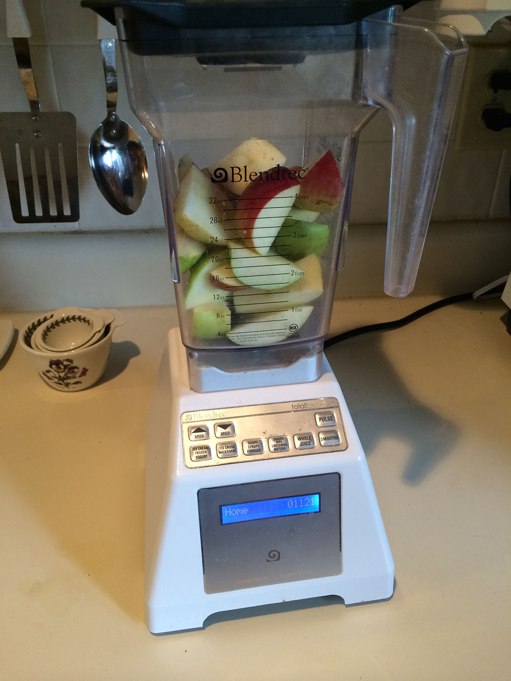 Fizzy Blender "Juiced" Apple Kombucha Cultured Food Life