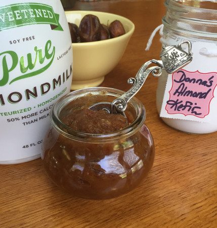 date and almond milk kefir