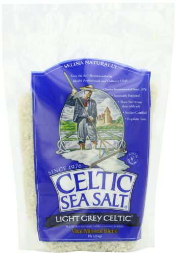 Celtic Sea Salt®, Light Grey, By The Grain & Salt Society, Coarse Ground, 1 lb