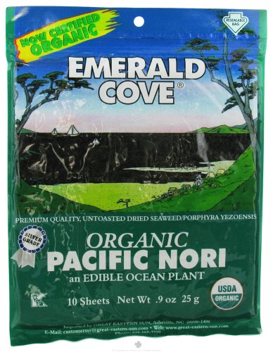 Emerald Cove - Organic Pacific Nori Silver Grade - 10 Piece(s)