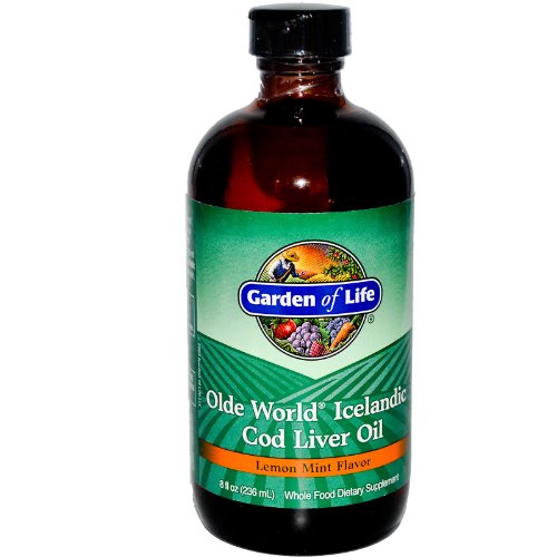 Garden of Life - Olde World Icelandic Cod Liver Oil Lemon mint flavour, 8 fl oz liquid