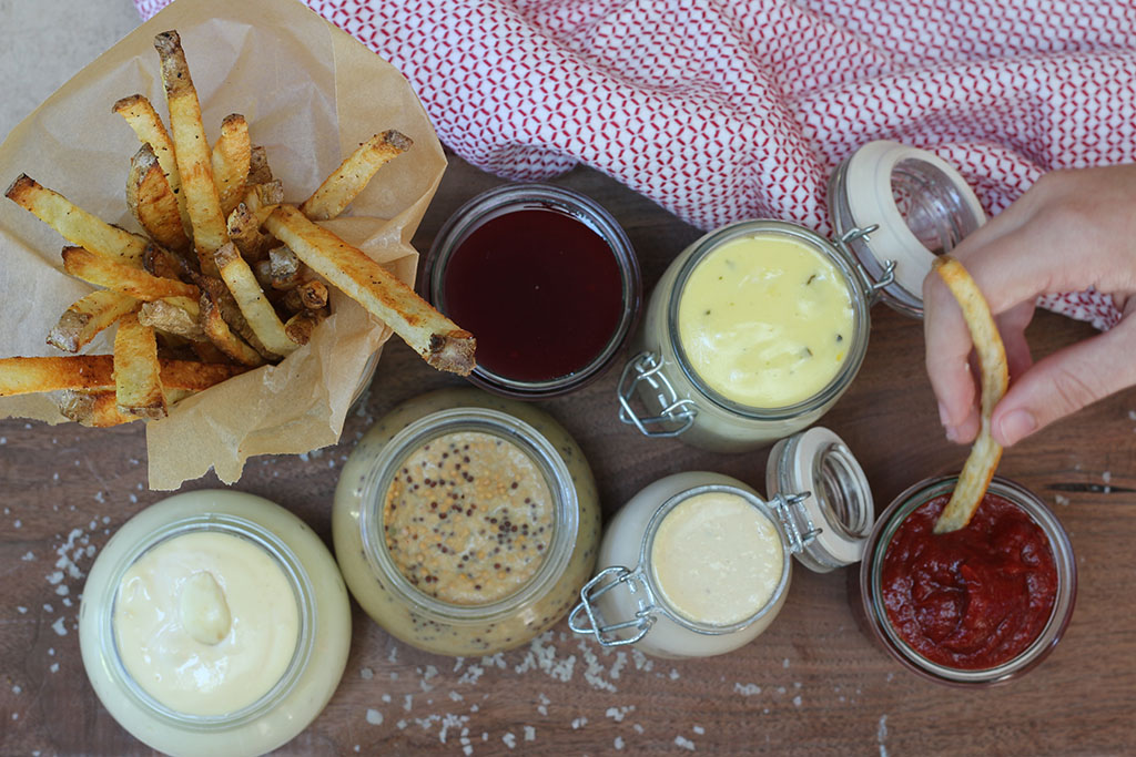 Condiments and Fries Condiments and Fries