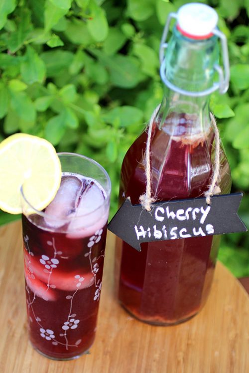 Cherry Hibiscus Kombucha Cultured Food Life