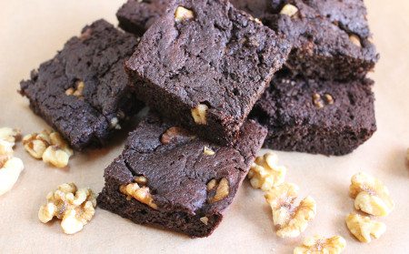 Peppermint Sourdough Brownies