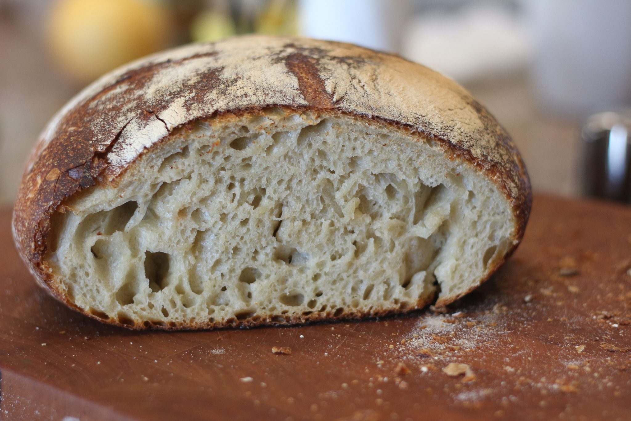 Overnight Sourdough Bread