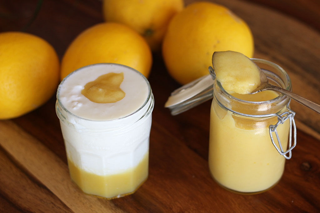 lemon kefir curd