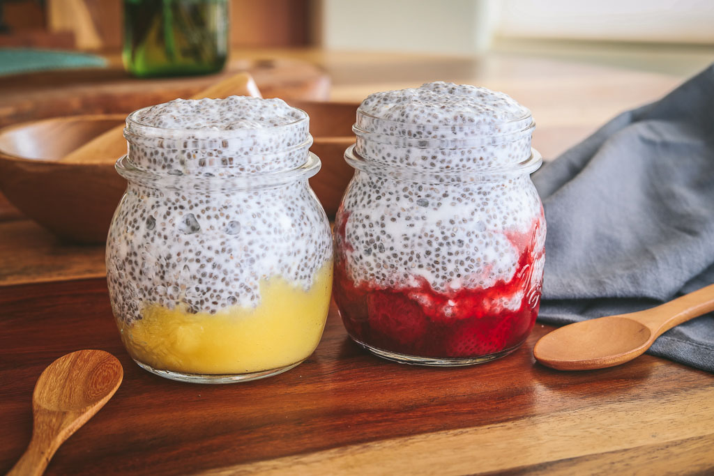 Kefir chia pudding