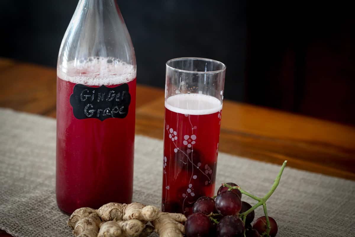 Grape ginger Kefir soda 2-2 Grape ginger Kefir soda 2-2