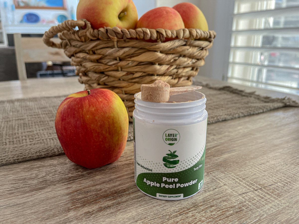 Apple peel powder