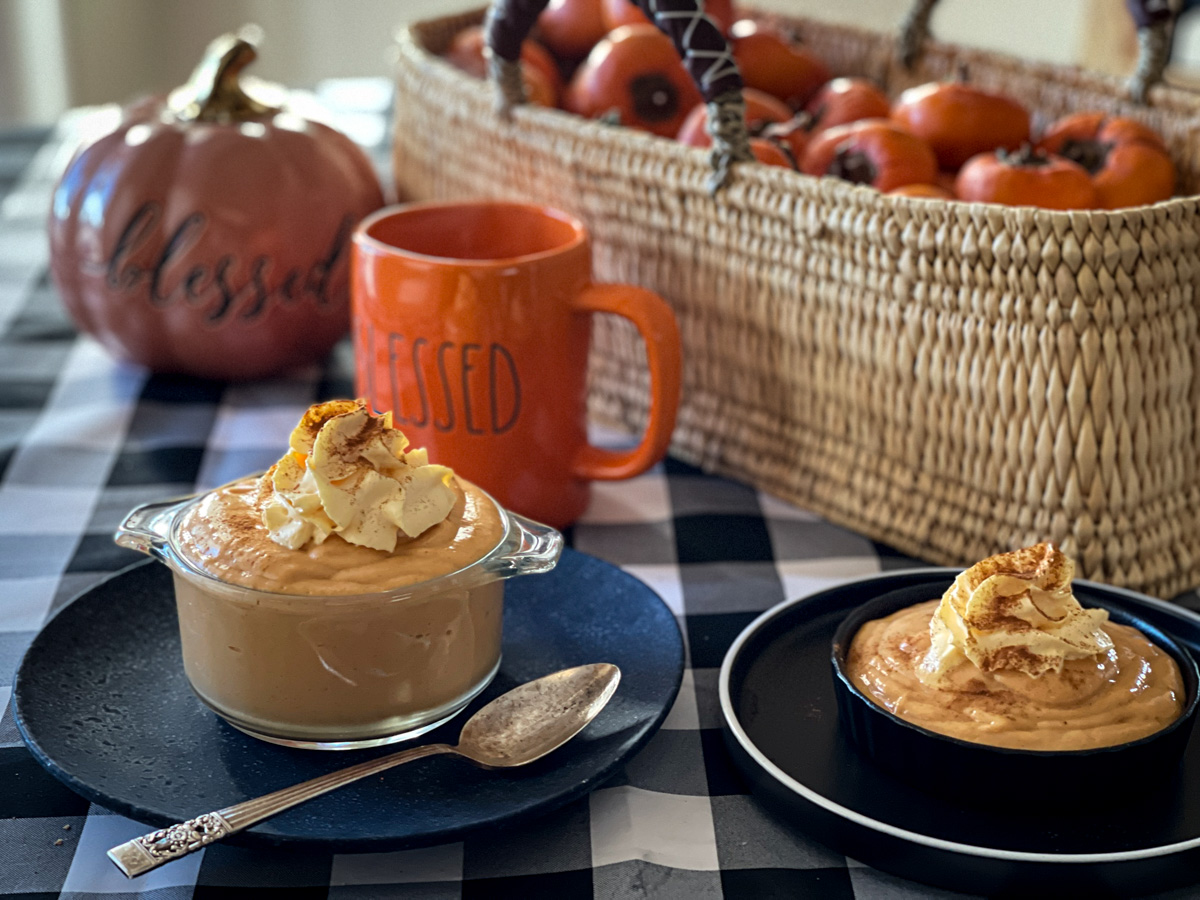 Kefir Persimmon pudding