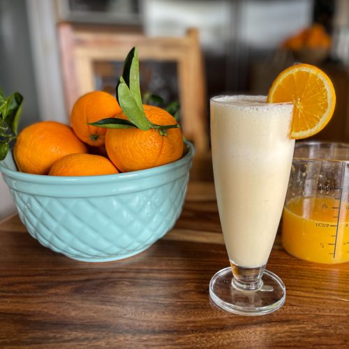 Orange juice with milk sale