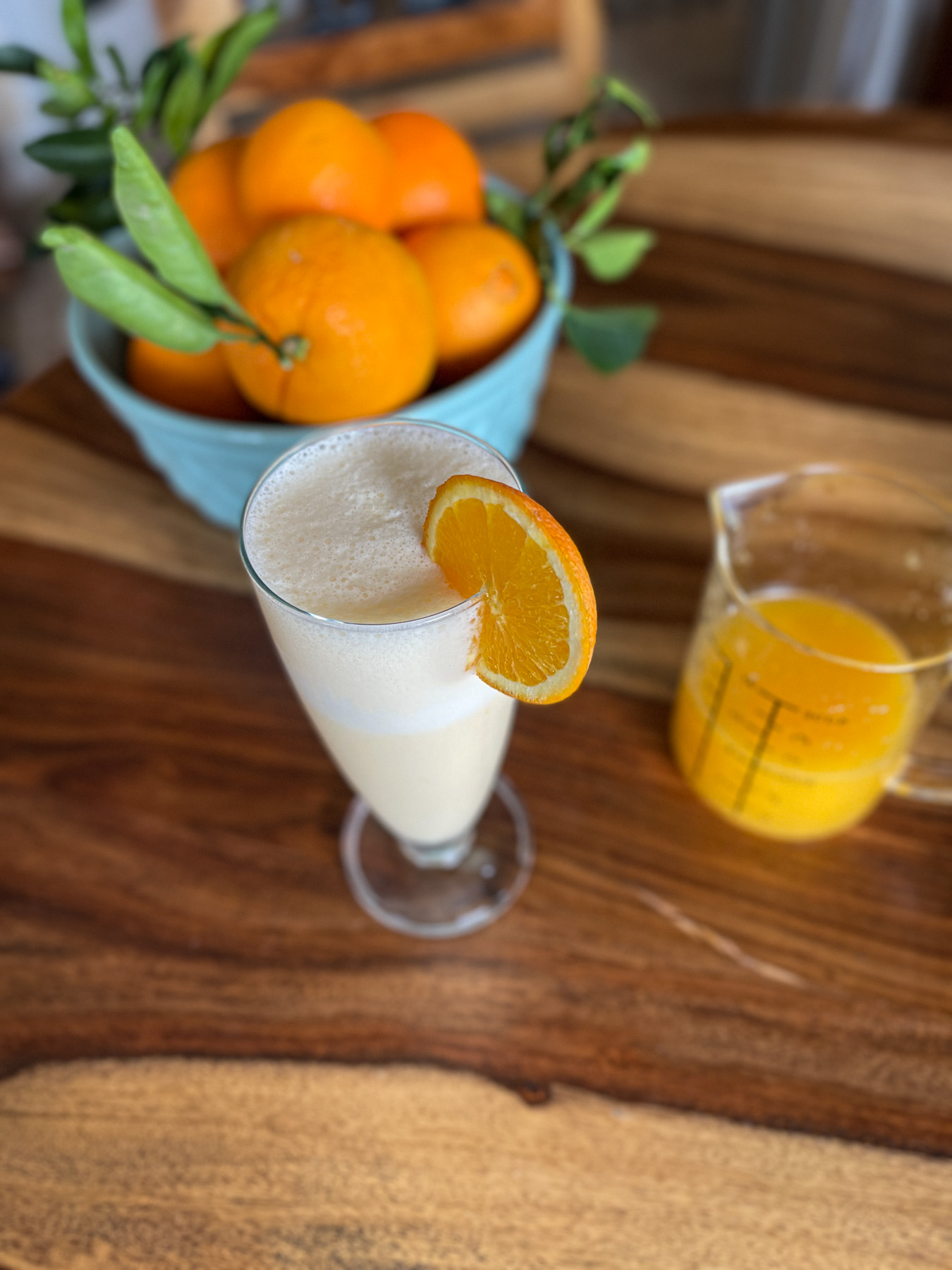 Orange Juice kefir smoothie3