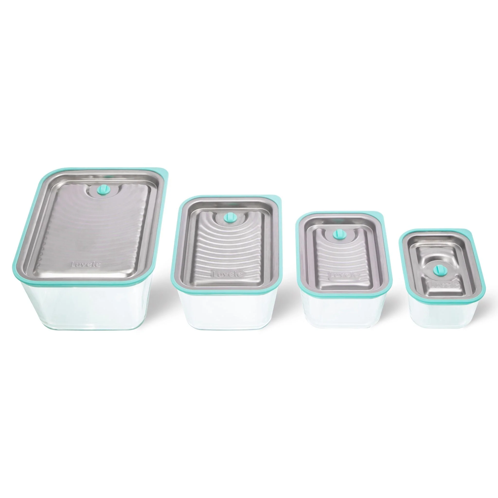 LUVELE FRESH VACUUM FOOD CONTAINER SET THREE PIECE SET 450ML - Luvele US