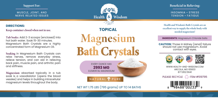 Magnesium Bath Crystals - Image 2