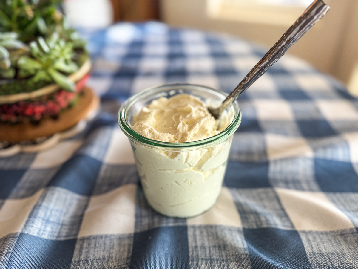 Yogurt cheese 5