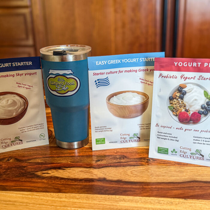 Yogurt Starter and Insulated Mug Bundle
