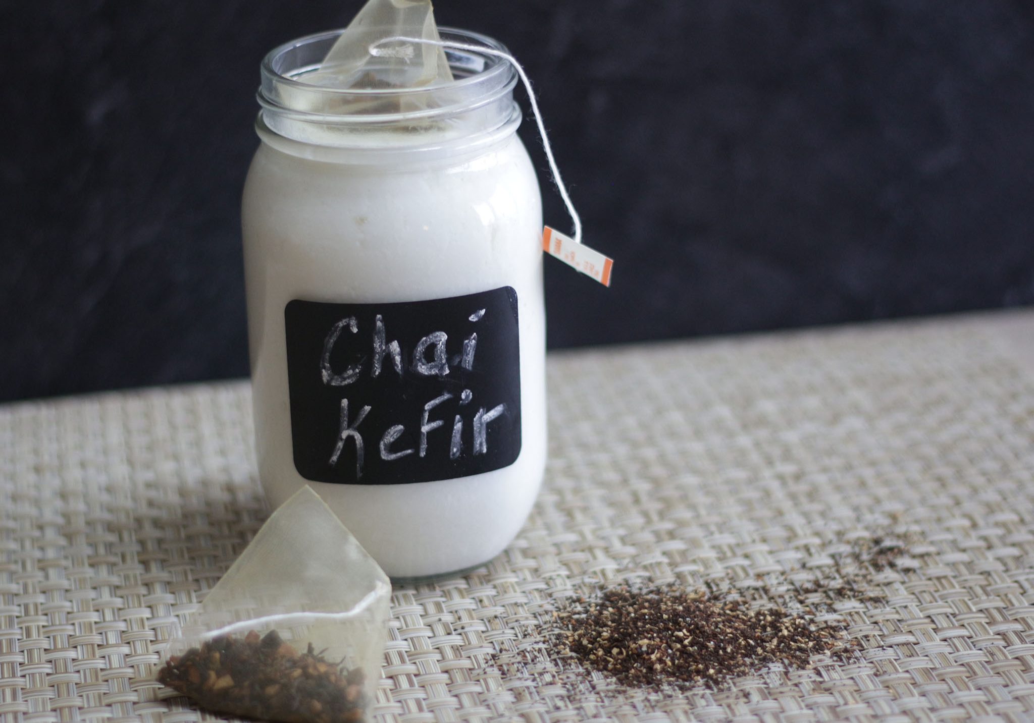 Kefir Second Fermented with Chai