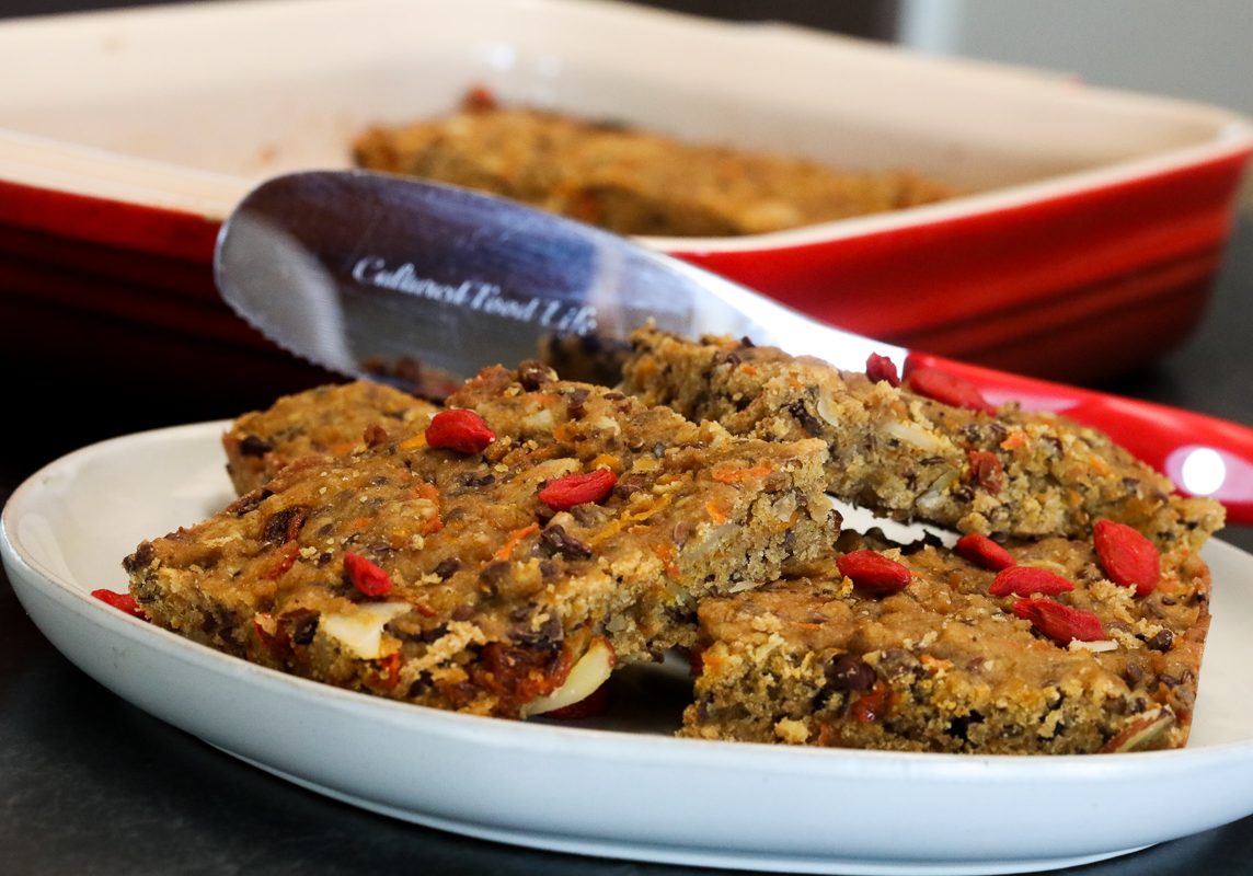 Berry sprouted bars