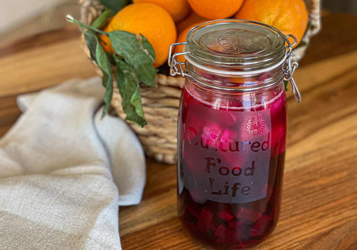 Orange Beet Kvass