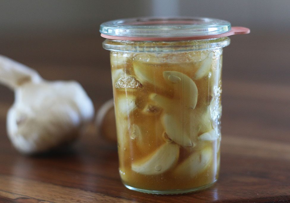 fermented garlic and honey