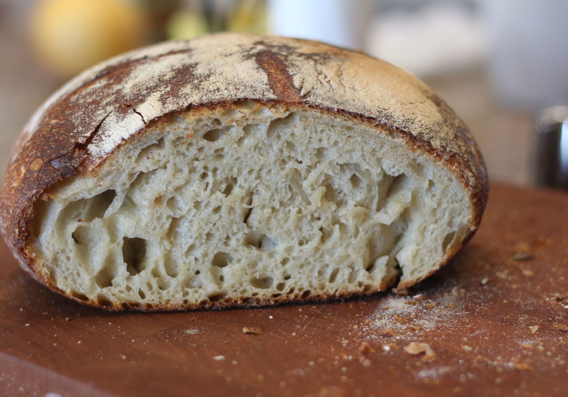 Overnight Sourdough Bread